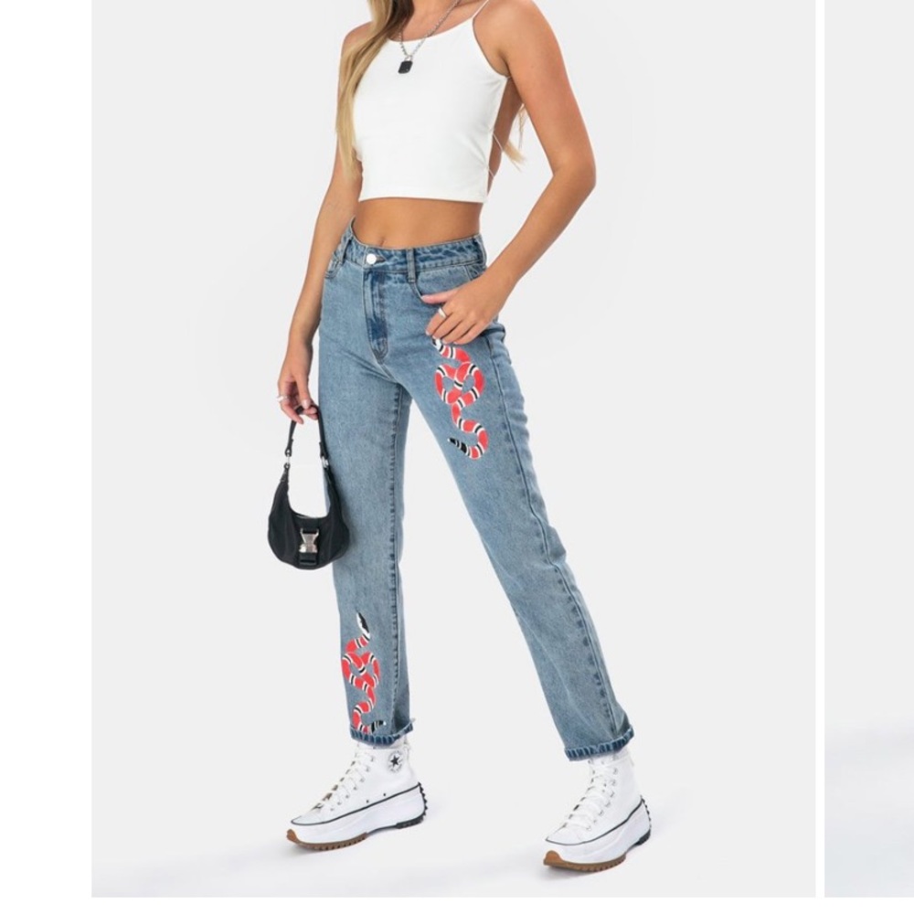 Adika snake jeans